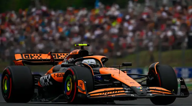 El piloto británico de McLaren Lando Norris.