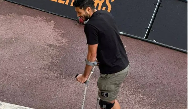 Raul Jiménez se recupera de su lesión de rodilla