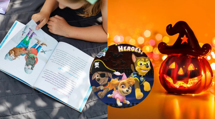 6 libros de Paw Patrol de Halloween, para niños de 3 a 6 años que aman las historias de fantasmas.png