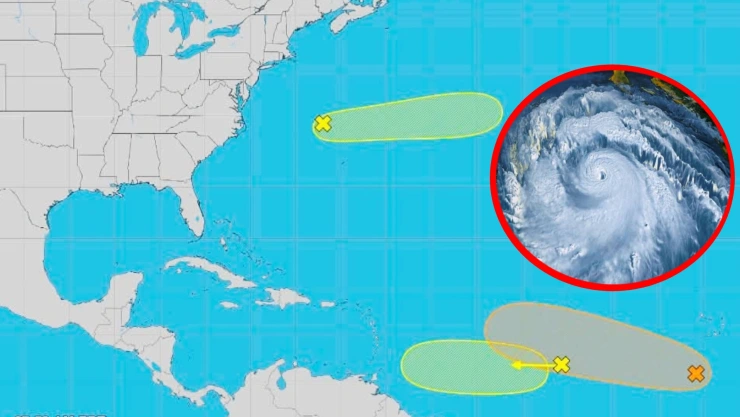 ¡ATENCIÓN! Vigilan zonas de baja presión con probabilidad de desarrollo ciclónico cerca de Quintana Roo