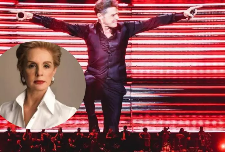 VIDEO_ Así fue el detalle de Luis Miguel con Carolina Herrera en pleno concierto