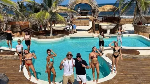 Grupo Firme: Desalojan hotel de Eduin Caz en Tulum