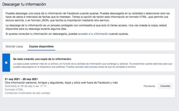 Facebook, cómo descargar, información 3.jpg