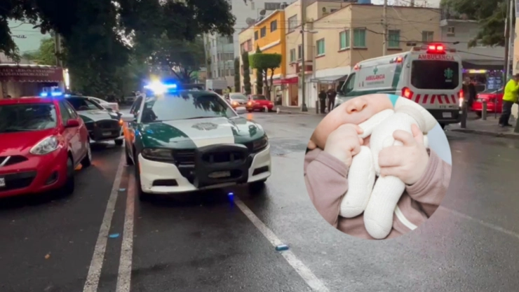 Roban auto en la Cuauhtémoc con un BEBÉ ADENTRO; ya lo recuperaron