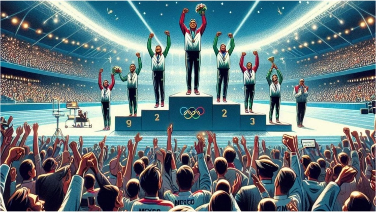 ¿Mejor que la lotería_ Esta es la ganancia de un atleta olímpico mexicano por ganar una medalla