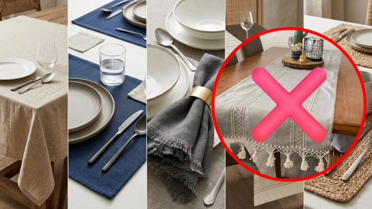 Reemplazar el camino de mesa por estas 5 ideas de telas que se ven elegantes