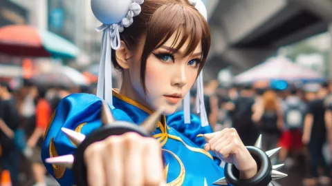 Chun-Li de Street Fighter en la vida real IA 2