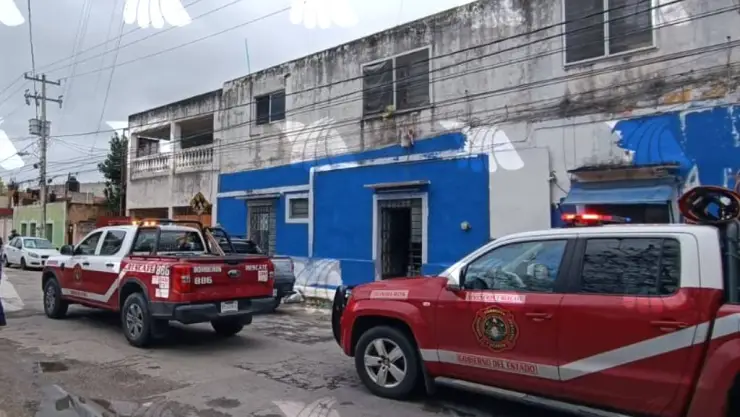 ¡Alerta! Hombre sufre descarga eléctrica en pleno centro de Mérida; genera intensa movilización