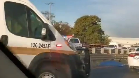 muerto atropellado autopista México puebla hoy 25 marzo 2024