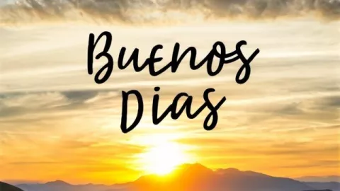 Buenos días paisaje naturaleza