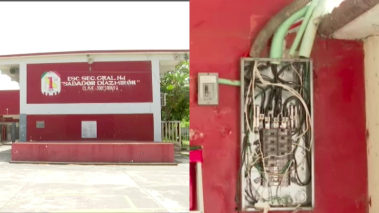 Escuela secundaria en Veracruz.