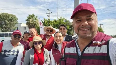 Reaparece Adrián Guerrero, candidato a regidor de Celaya, en el funeral de Gisela Gaytán