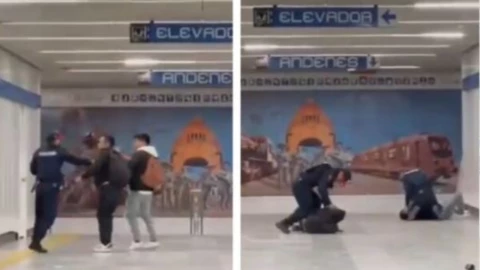 Jóvenes ebrios son desalojados de la estación Revolución del Metro CDMX