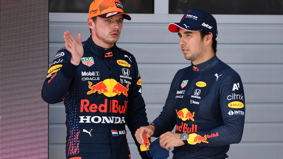 Mas Vertsappen y Checo Pérez