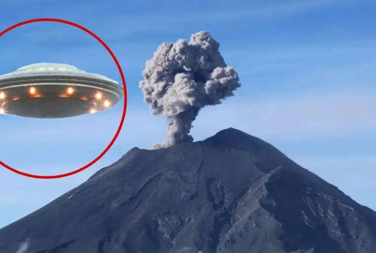 OVNI captado en video en el volcán Popocatépetl 5 de noviembre 2024