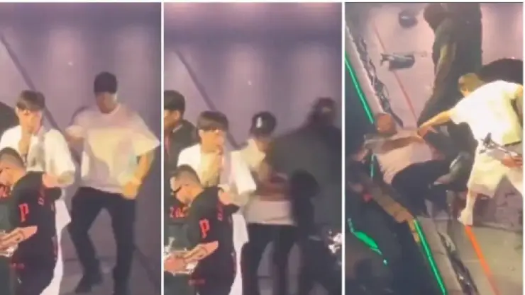 VIDEO_ ¡Tremendo golpe! Seguridad de Peso Pluma taclea a fan que subió al escenario.jpg