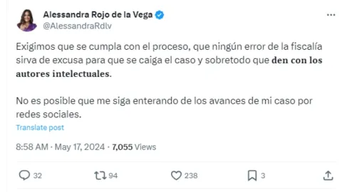 Detienen a presunto culpable de disparar a candidata Alessandra Rojo de la Vega