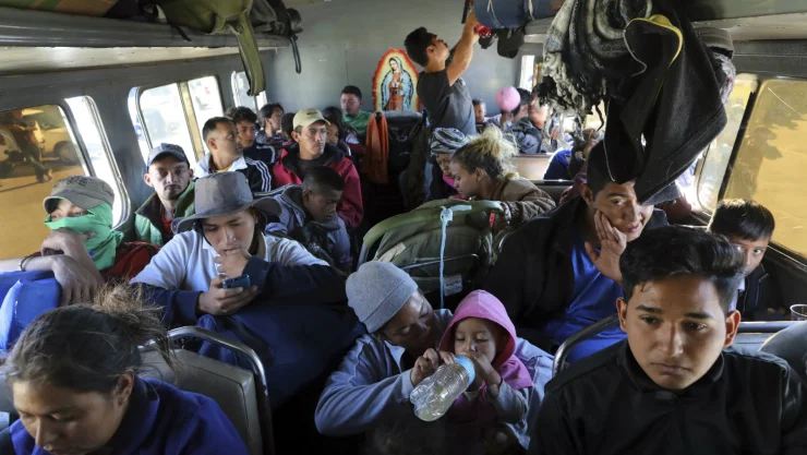 migrantes llegan a tijuana