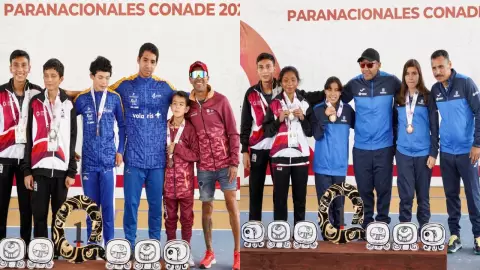 Delegación quintanarroense de paratletismo llega a las 10 medallas en Paranacionales CONADE 2023