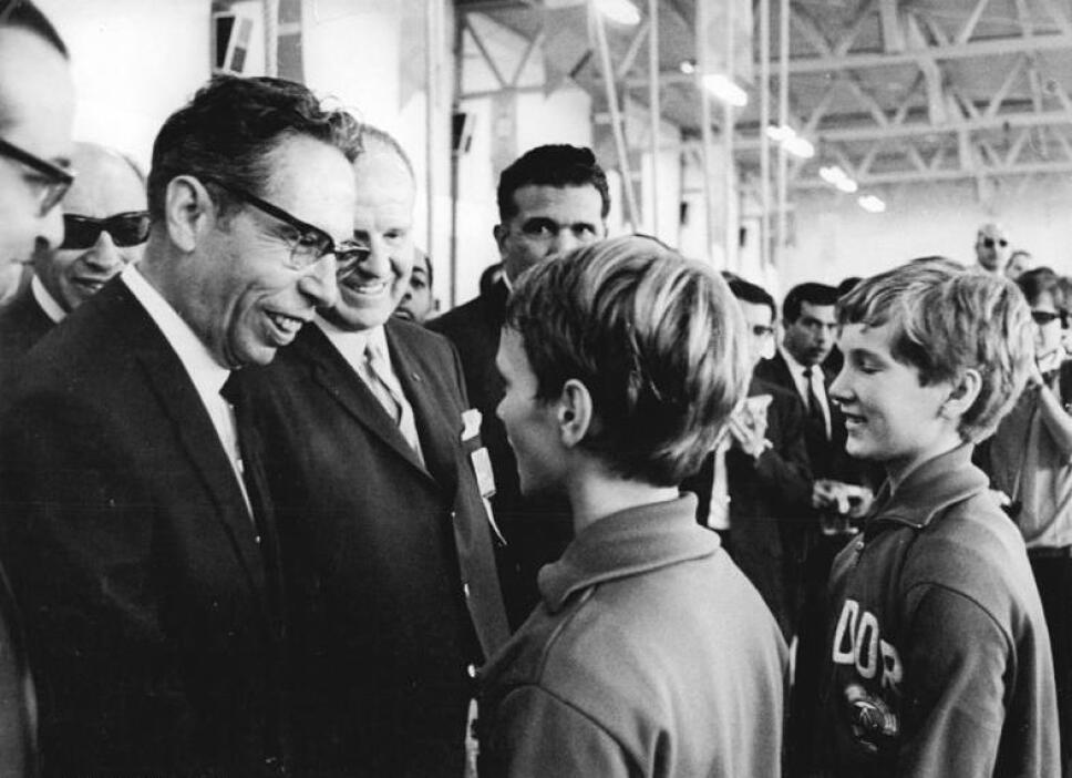 Gustavo Díaz Ordaz en los Juegos Olímpicos de México 68