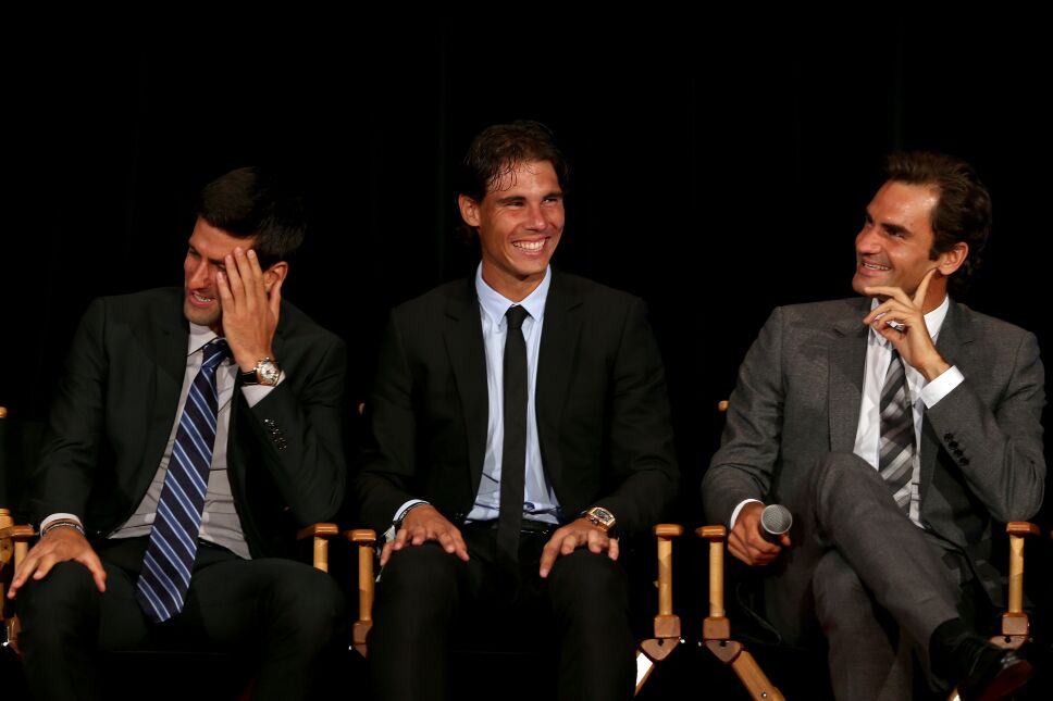 Djokovic, Nadal y Federer