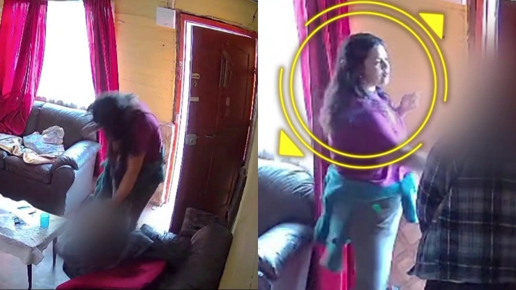 La agresión y robo al abuelito en Paraguay quedó captada en video.