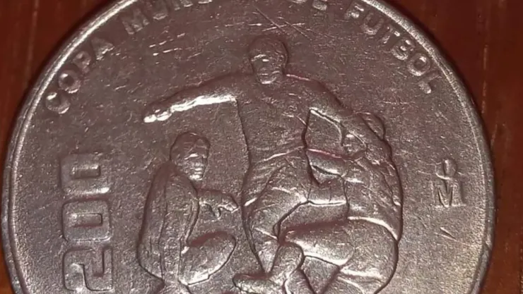 ¿Cómo era la moneda conmemorativa del Mundial de México 1986 y cuánto costaba?