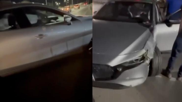 Abandona su auto en el Periférico