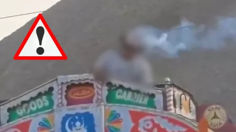 El accidente ocurrió cuando el hombre hizo contacto con un cable de alta tensión