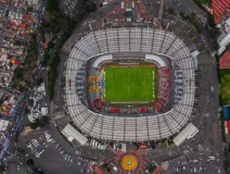 Imagen aérea del Estadio Azteca