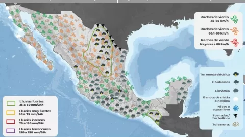 Clima en México HOY 22 de mayo de 2024