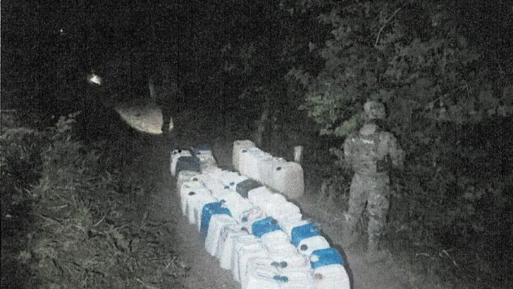 bidones combustible huachicoleros