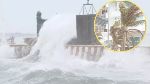 Rachas de nuevo evento de norte en Veracruz