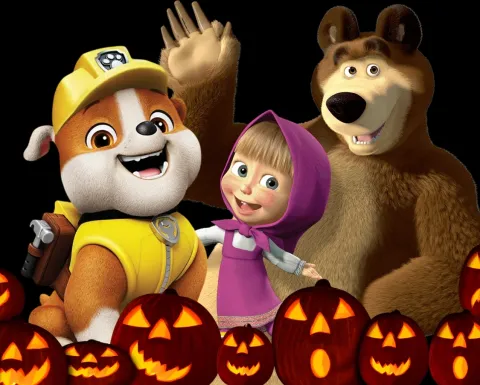 4 episodios de Masha y el Oso y Paw Patrol que pueden ayudar a tu hijo si le dan miedo los disfraces para Halloween
