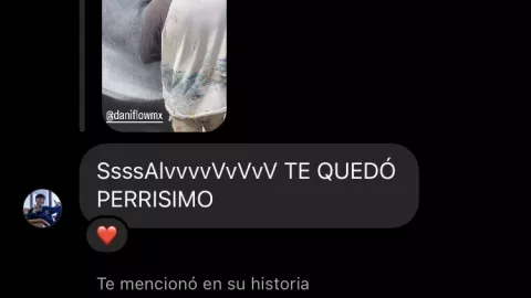 Dani Flow reconoció y compartió el trabajo del artista chiapaneco.jpeg