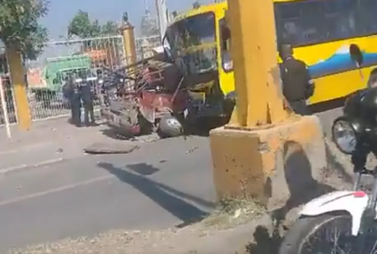 choque en la carretera federal a Tlaxcala