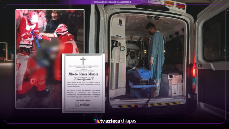 Fallece policía San Cristóbal