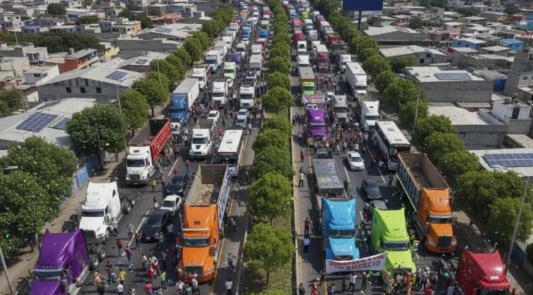 bloqueos transporte