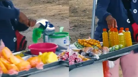 Jugo de trapo con naranja