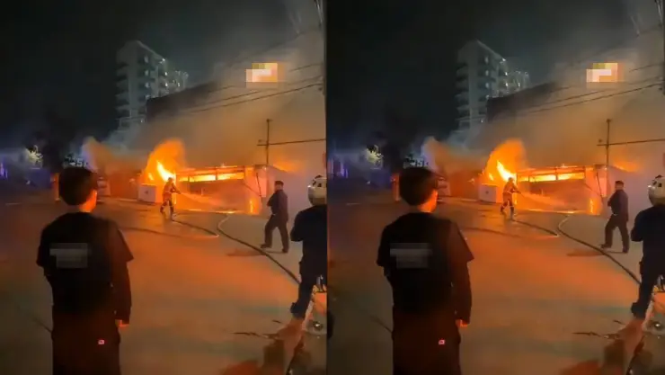 Incendio en El Rubí
