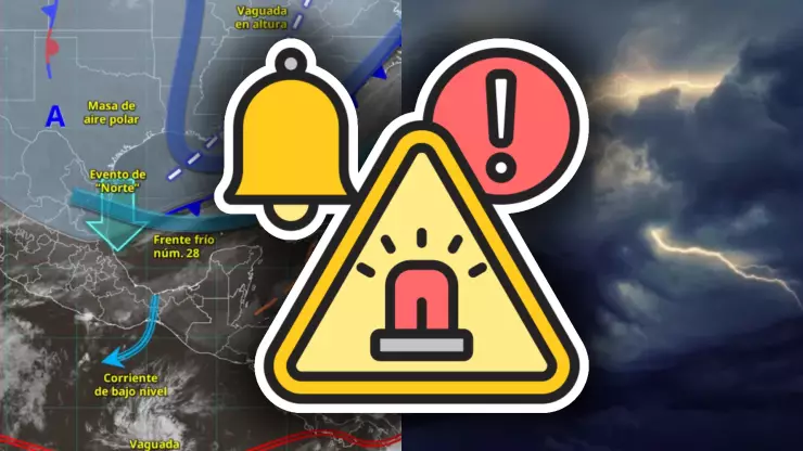 ¿Tormenta Negra en México HOY? Estos son los estados en donde habrá lluvias intensas el jueves 15 de enero de 2026