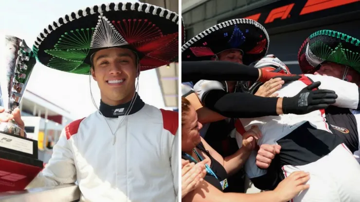 Noel León celebró una de las victorias más importantes de su carrera en la Fórmula 2