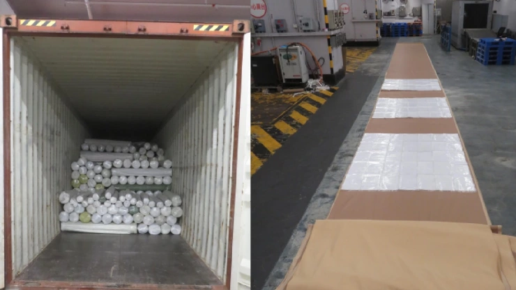 Hong Kong decomisó más de 200 kilos de droga proveniente de México.