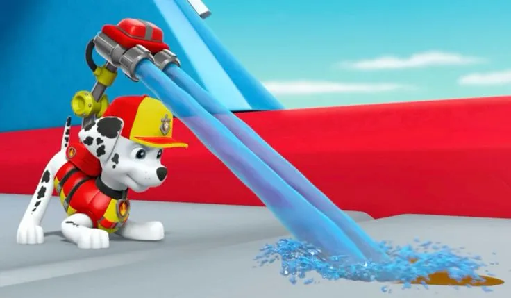 Paw Patrol y Bluey ayudar en casa