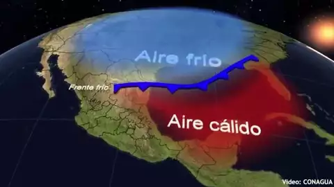 ¿Qué son los frentes fríos y cuántos se esperan esta temporada
?
