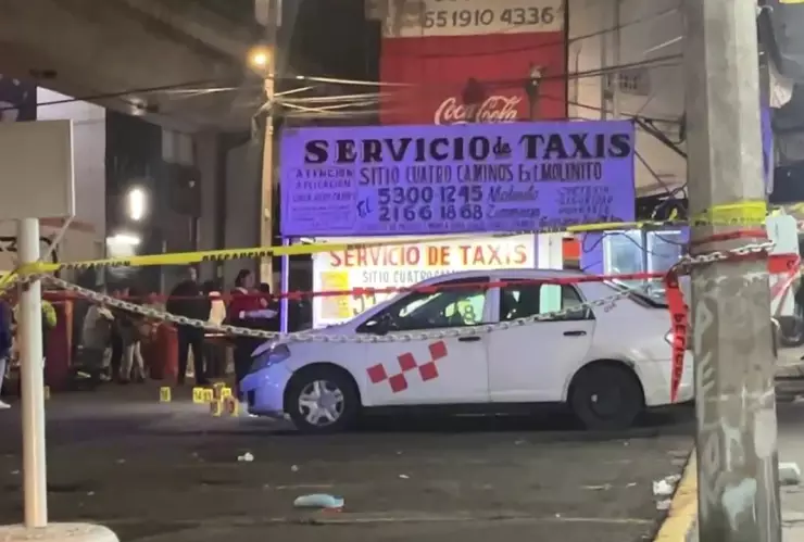 Edomex: Balacera en Naucalpan deja un hombre acribillado en un sitio de taxis
