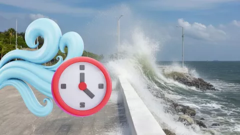 A esta hora comenzarán las rachas más fuertes de norte en Veracruz