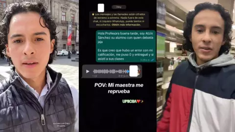 ¡Qué susto! Maestra reprueba a su alumno para poder felicitarlo por ser ejemplar