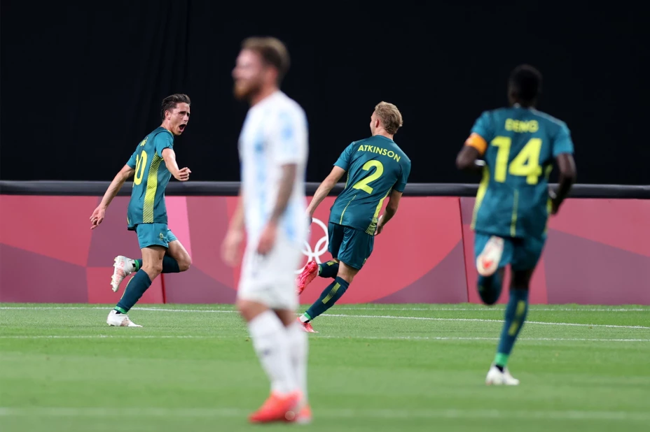 Argentina perdió 2-0 contra Australia en futbol Tokio 2020