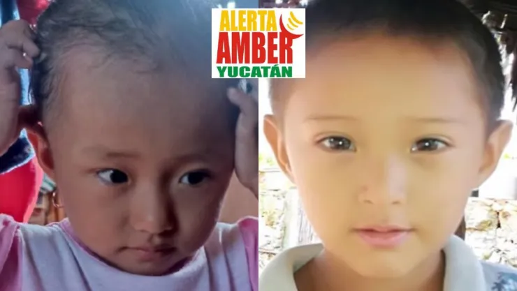Activan ALERTA AMBER en Yucatán por la desaparición de los hermanos Yazmín y Andrés